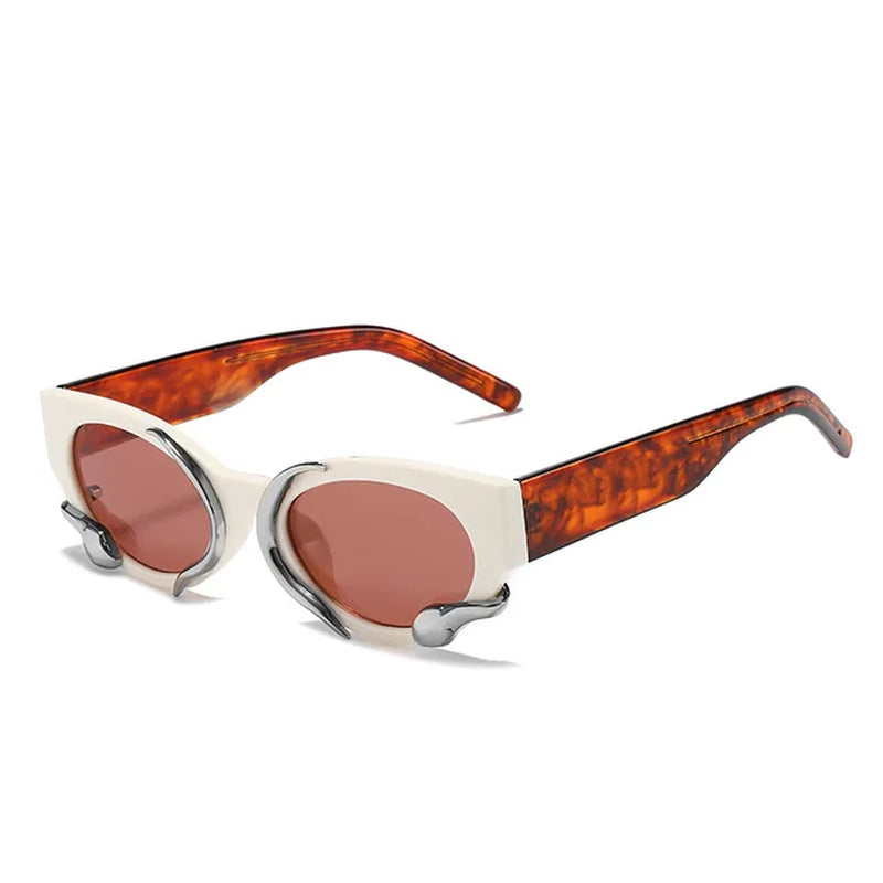 Serpent Black Luxury Sunglasses for Women and Men Glamour Brand Female Glasses Cat Eye Fashion Female Eyewear UV400